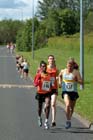 Wondiye Fikre Indelbu and James Bulman lead the Newton Aycliffe 10k Road Race.